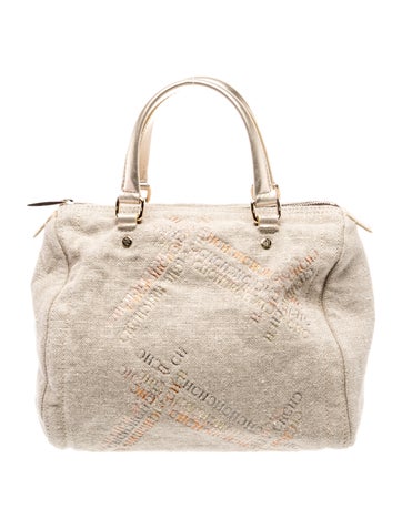 Canvas Top Handle Bag