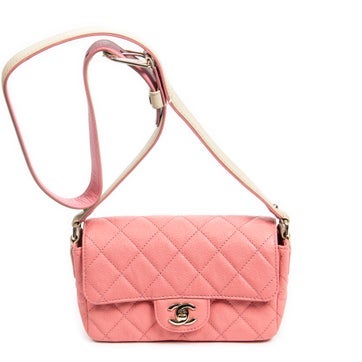 Leather Mini Flap with Thick Strap