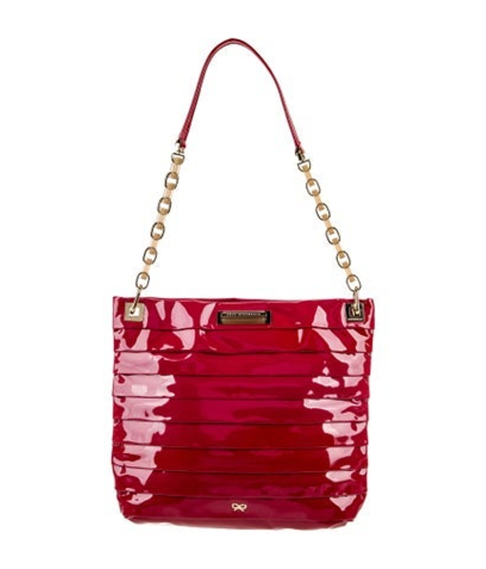 Anya Hindmarch Hindmarch Patent Leather Shoulder Bag