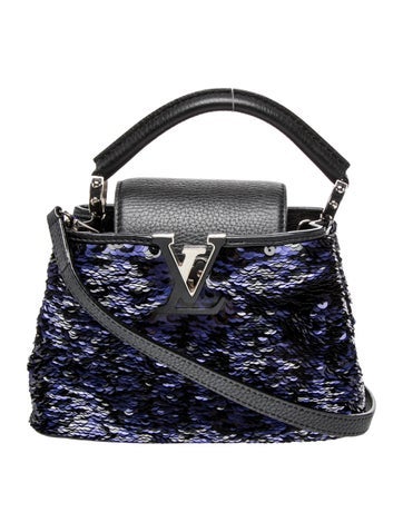 Sequins Top Handle Bag Mini