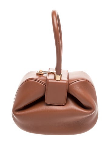 Leather Top Handle Bag