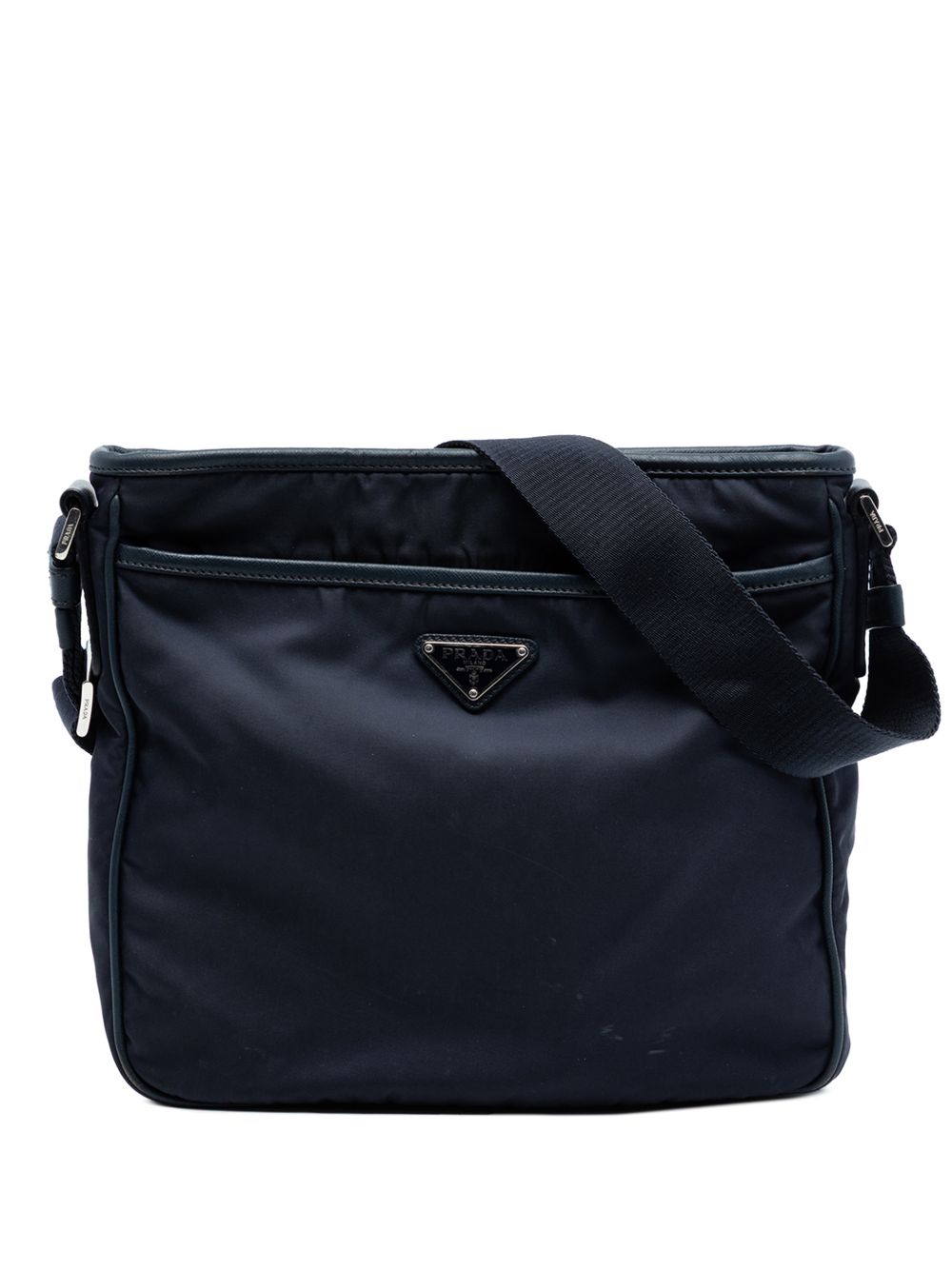 2013-2026 Saffiano Trimmed Tessuto Zip Top crossbody bag