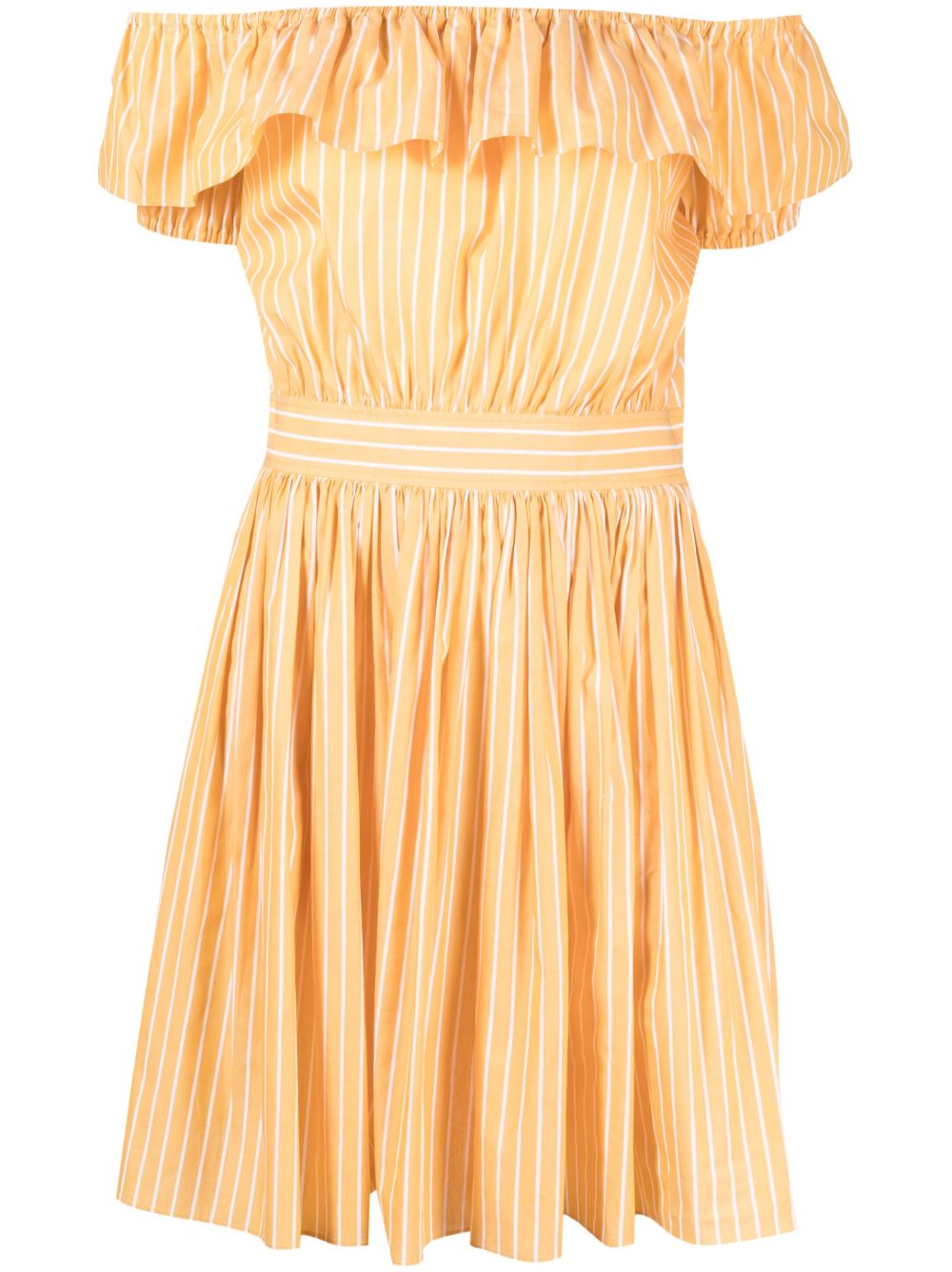 Miu Miu off-shoulder ruffle dress