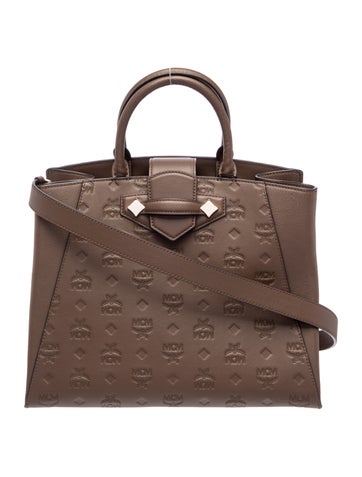 Leather Top Handle Bag Medium