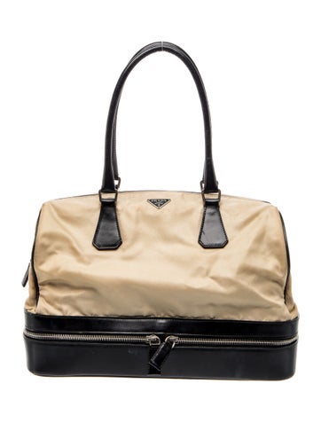 Tessuto Nylon Top Handle Bag Vintage