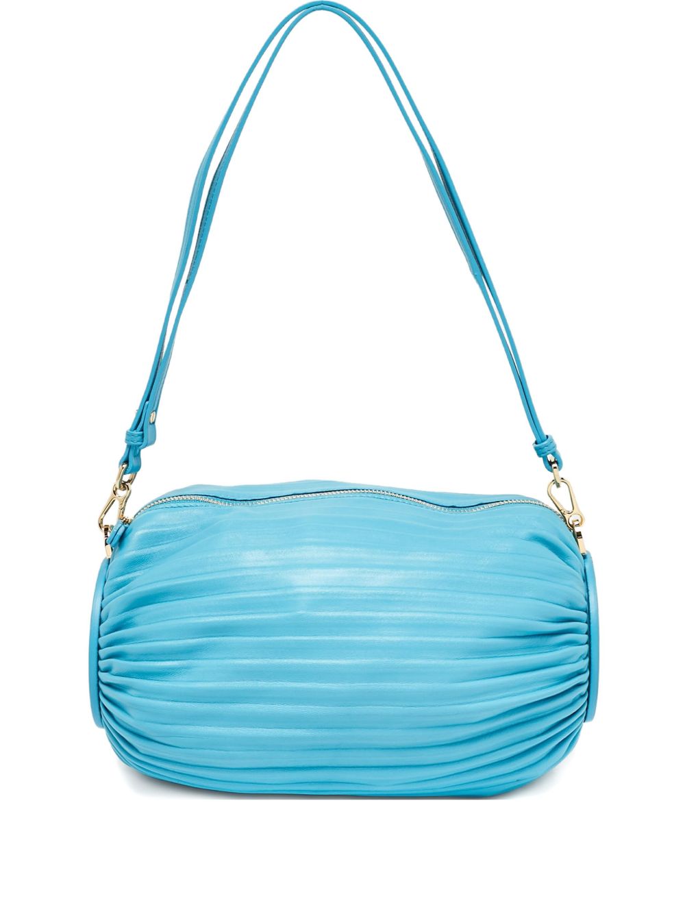 2024 pleated leather shoulder bag