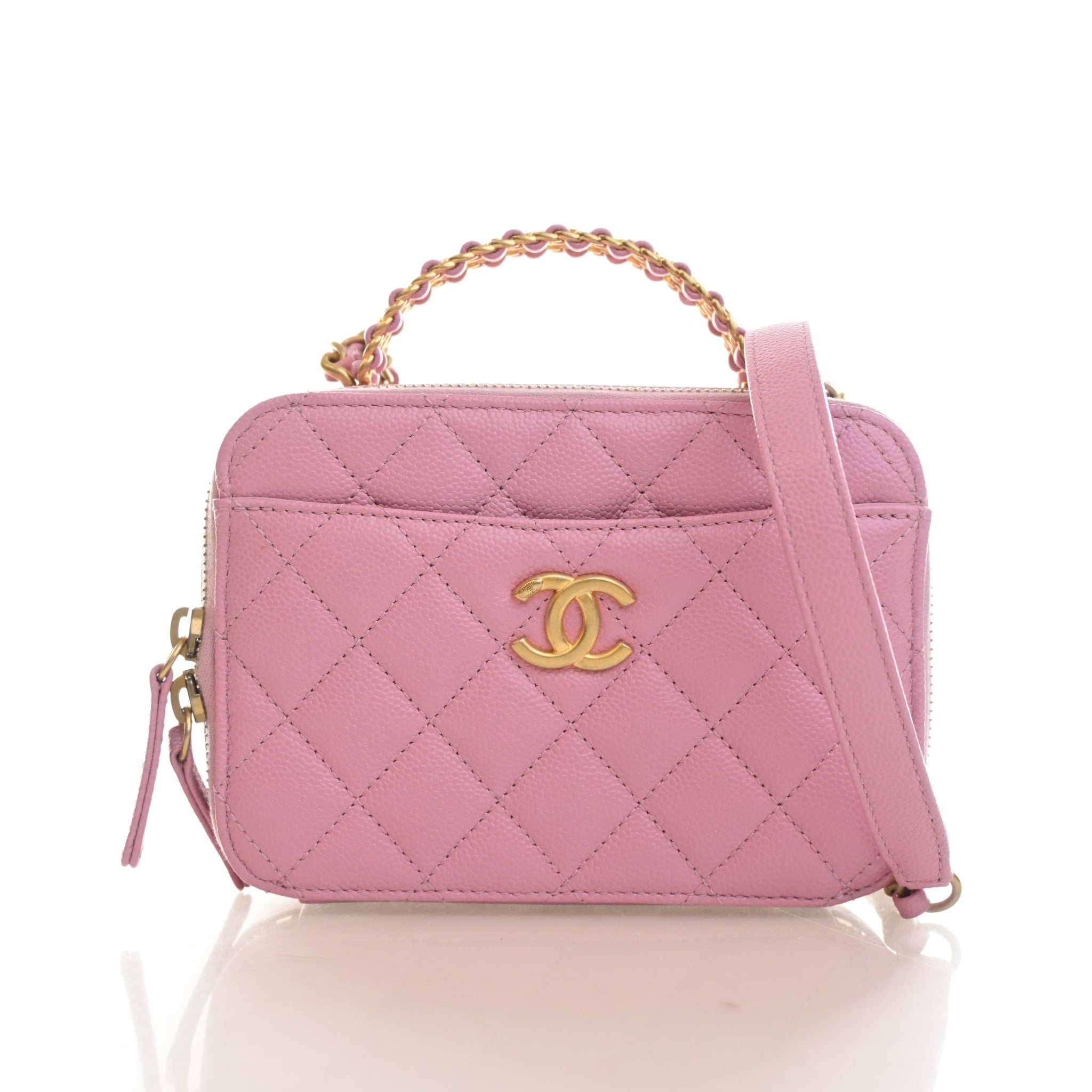 Chanel Caviar Pick Me Up Vanity Case