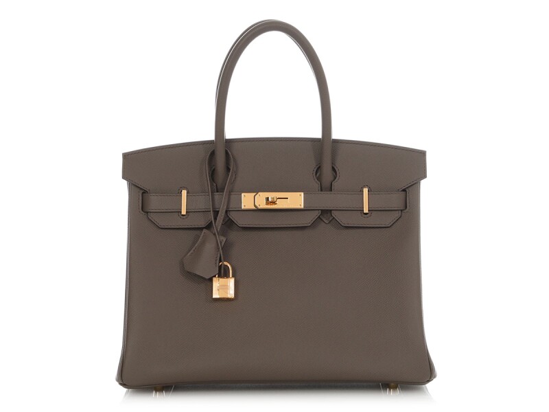 Hermes Etain Epsom Birkin 30 Gold Hardware, 2018