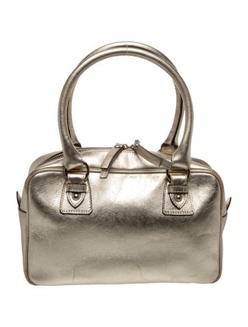 Leather Top Handle Bag