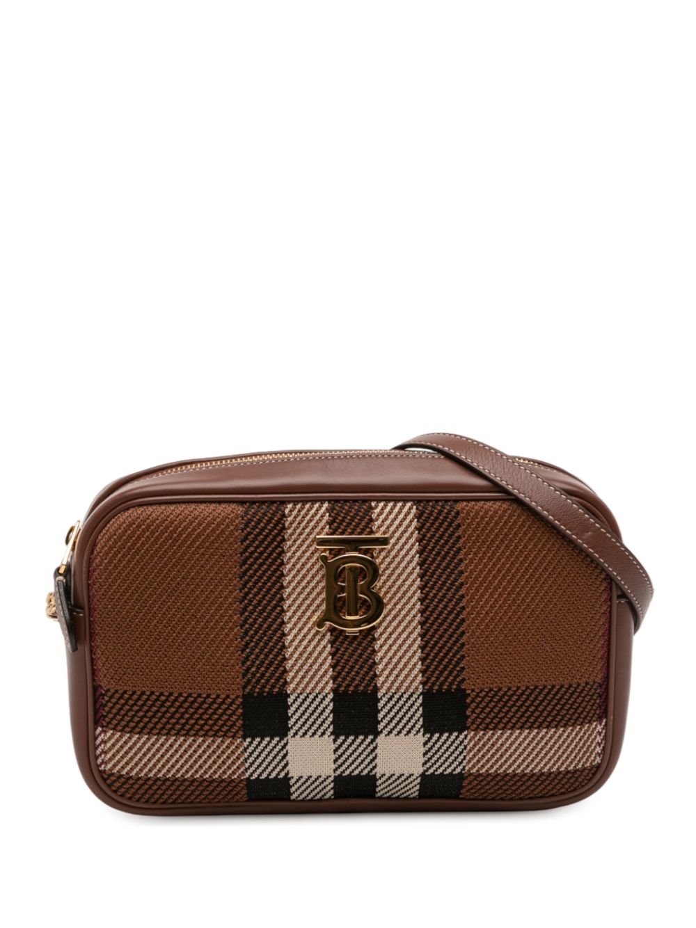 Burberry 2000-2017 Small Knitted Check Lola Camera Bag crossbody bag