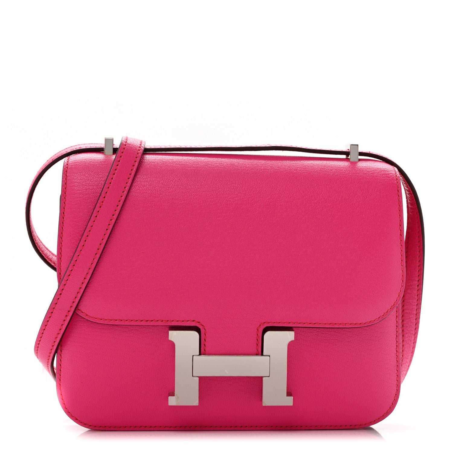 Hermes Chevre Chamkila Constance 18 Rose Pop