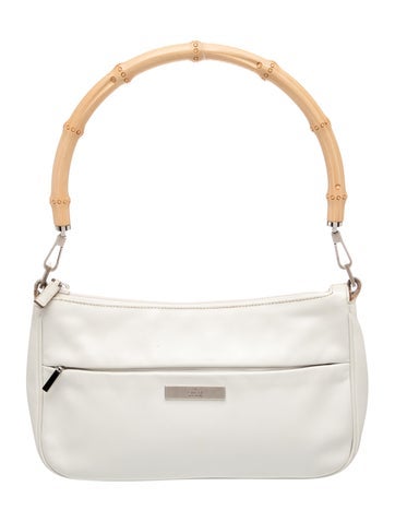Bamboo Top Handle Bag Vintage
