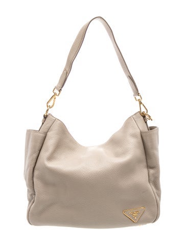 Vitello Daino Leather Shoulder Bag