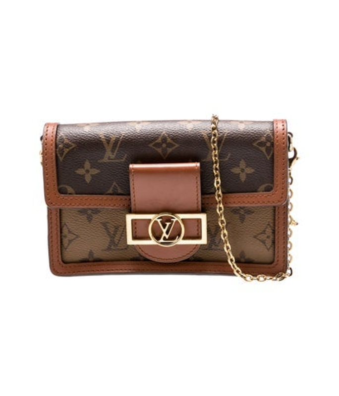 Louis Vuitton Vuitton Monogram Reverse Dauphine Chain Wallet