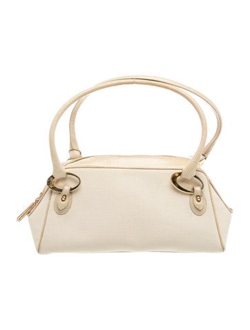 Judith Leiber Canvas Shoulder Bag