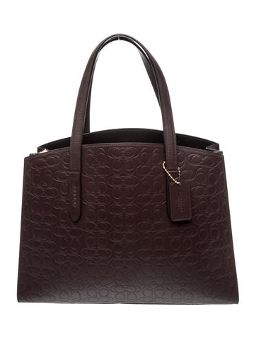 Leather Top Handle Bag
