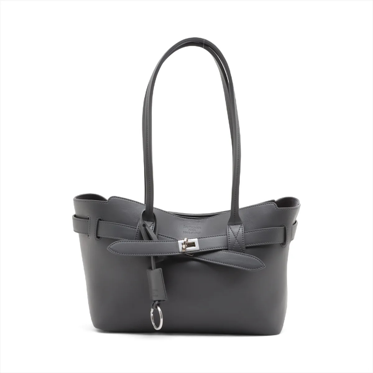 Balenciaga Bel Air Small Leather Tote bag Gray 845614