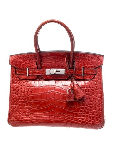 Hermes 2008 Hermès Matte Alligator Birkin 30