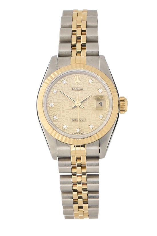 Two-Tone Anniversary Dial Diamond Datejust 69173 26mm