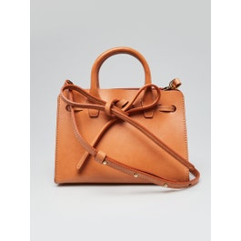 Mansur Gavriel Mansur Gavriel Brown Leather Mini Mini Sun Bag