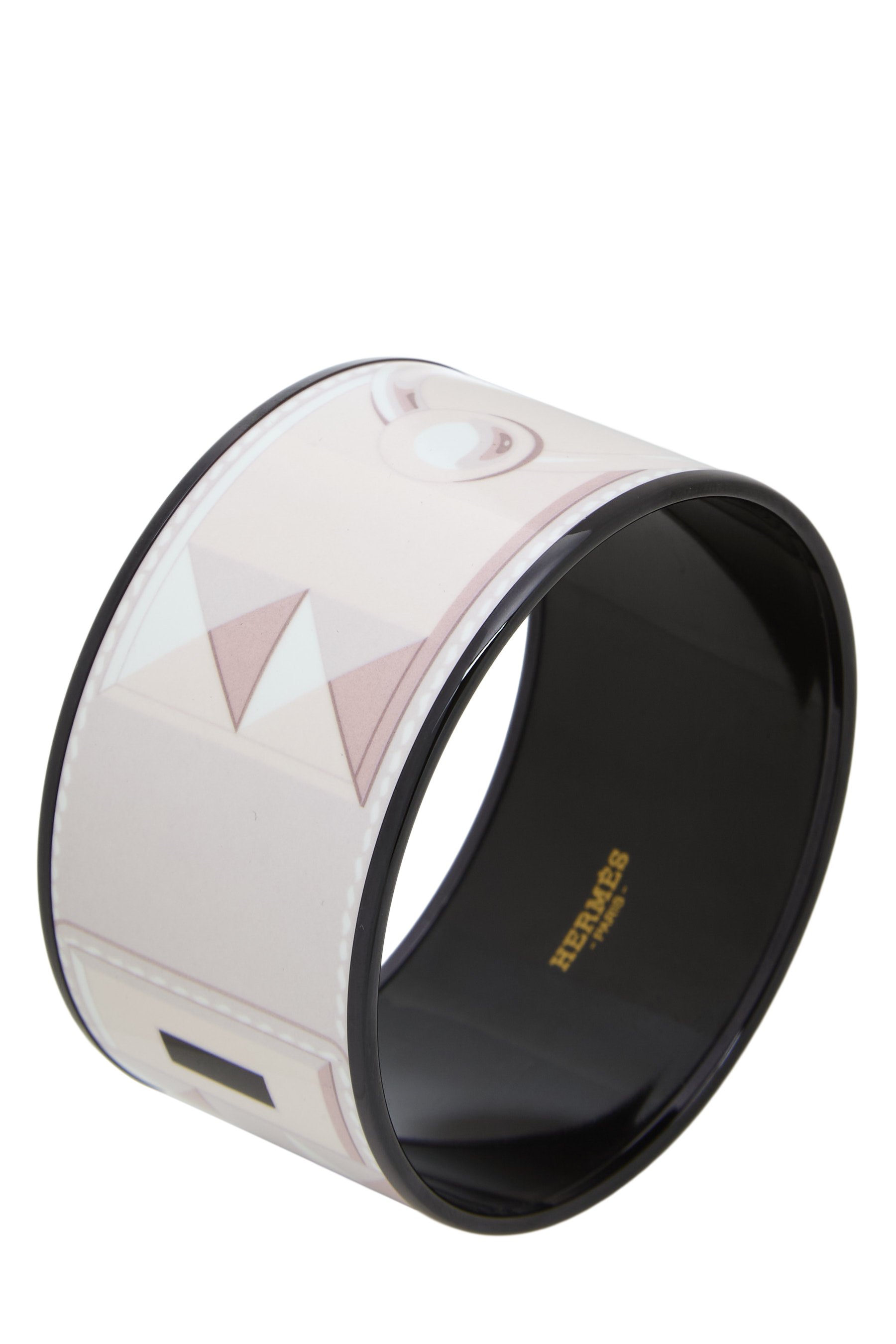 Pink Collier de Chien Enamel Bangle Extra-Wide