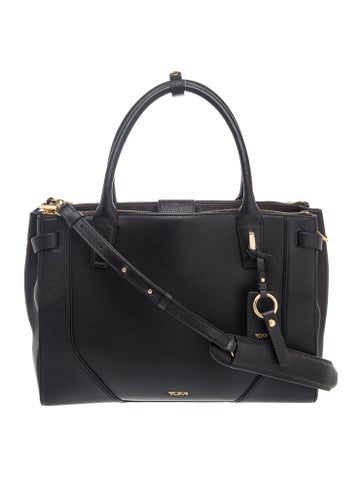 Tumi Leather Top Handle Bag