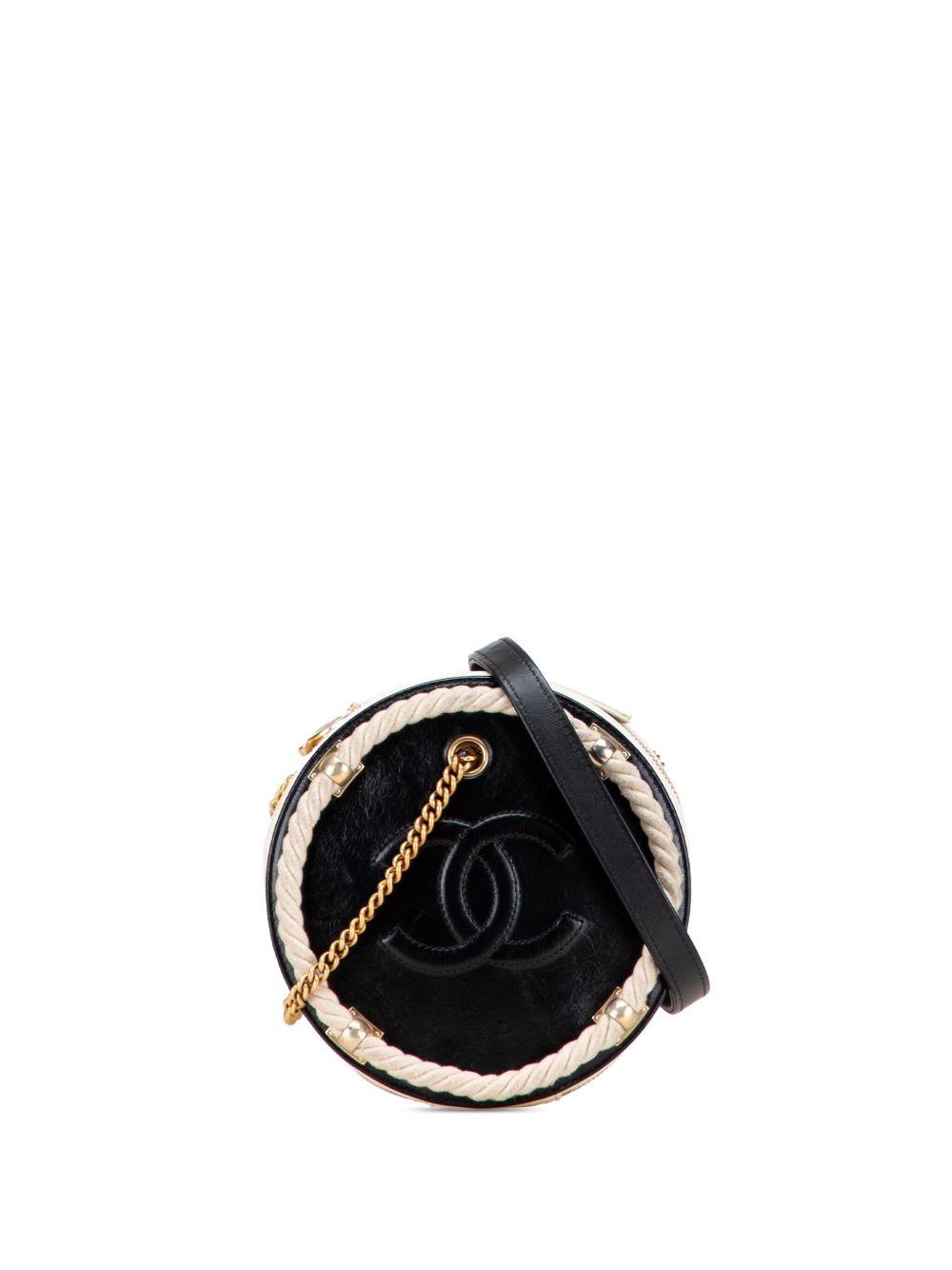 2019 Crumpled Calfskin En Vogue Round Bag satchel