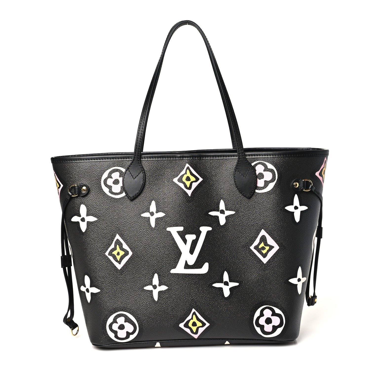 Monogram Giant Wild at Heart Neverfull MM Black