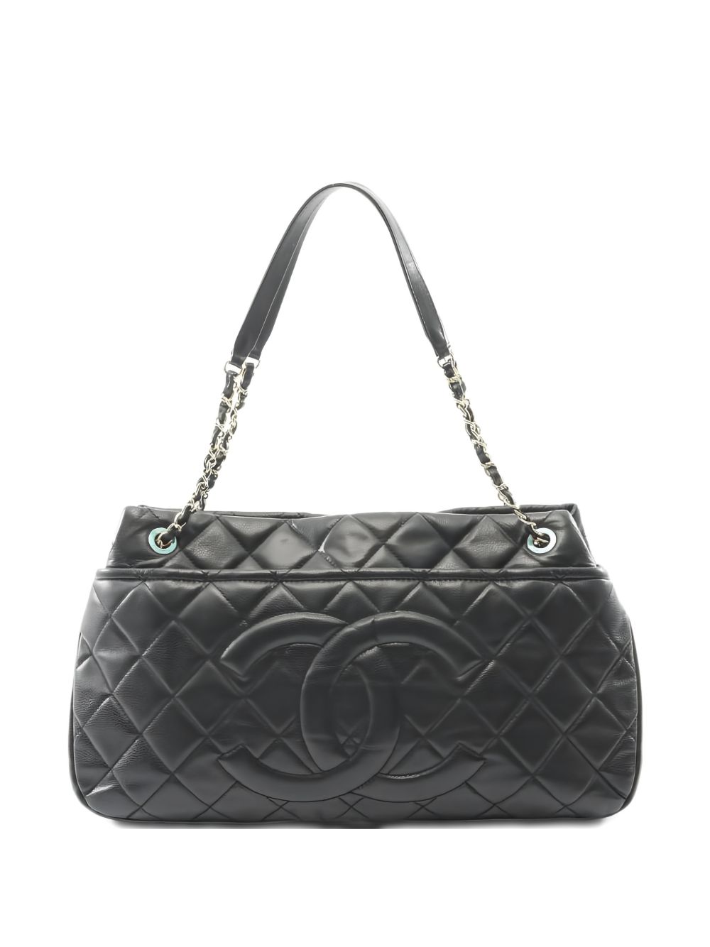 2012 logo-detail chain-strap shoulder bag