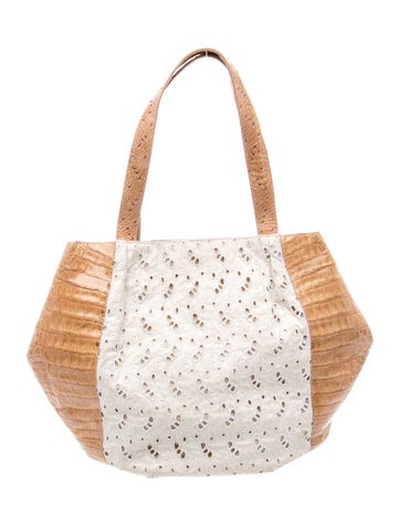 Nancy Gonzalez Crocodile Top Handle Bag