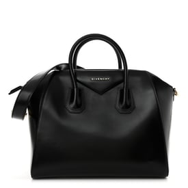 Givenchy Shiny Lord Calfskin Medium Antigona Black