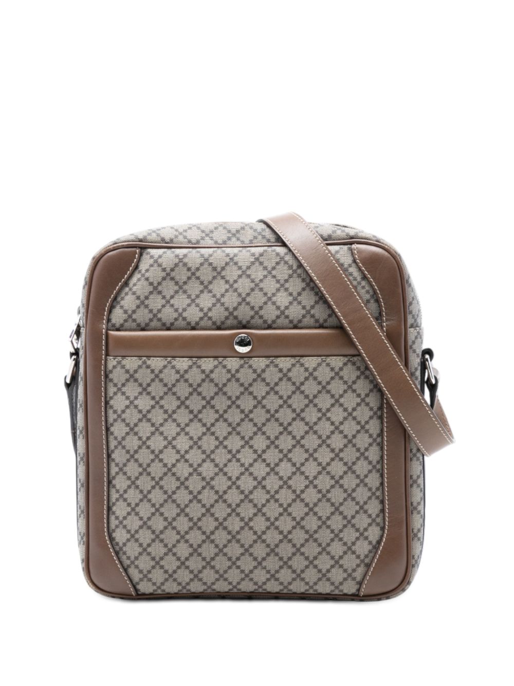 2016-2026 Diamante Coated Canvas Zip crossbody bag