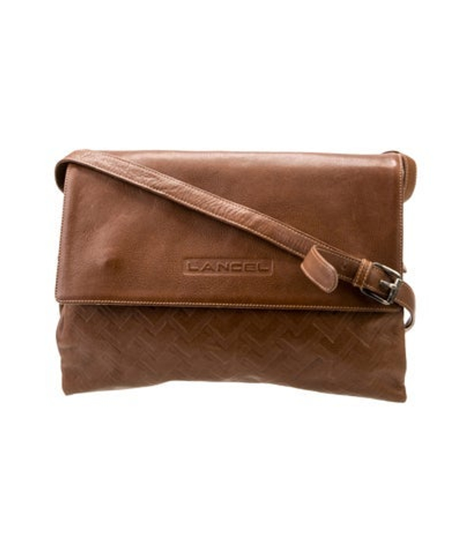 Lancel Leather Messenger Bag