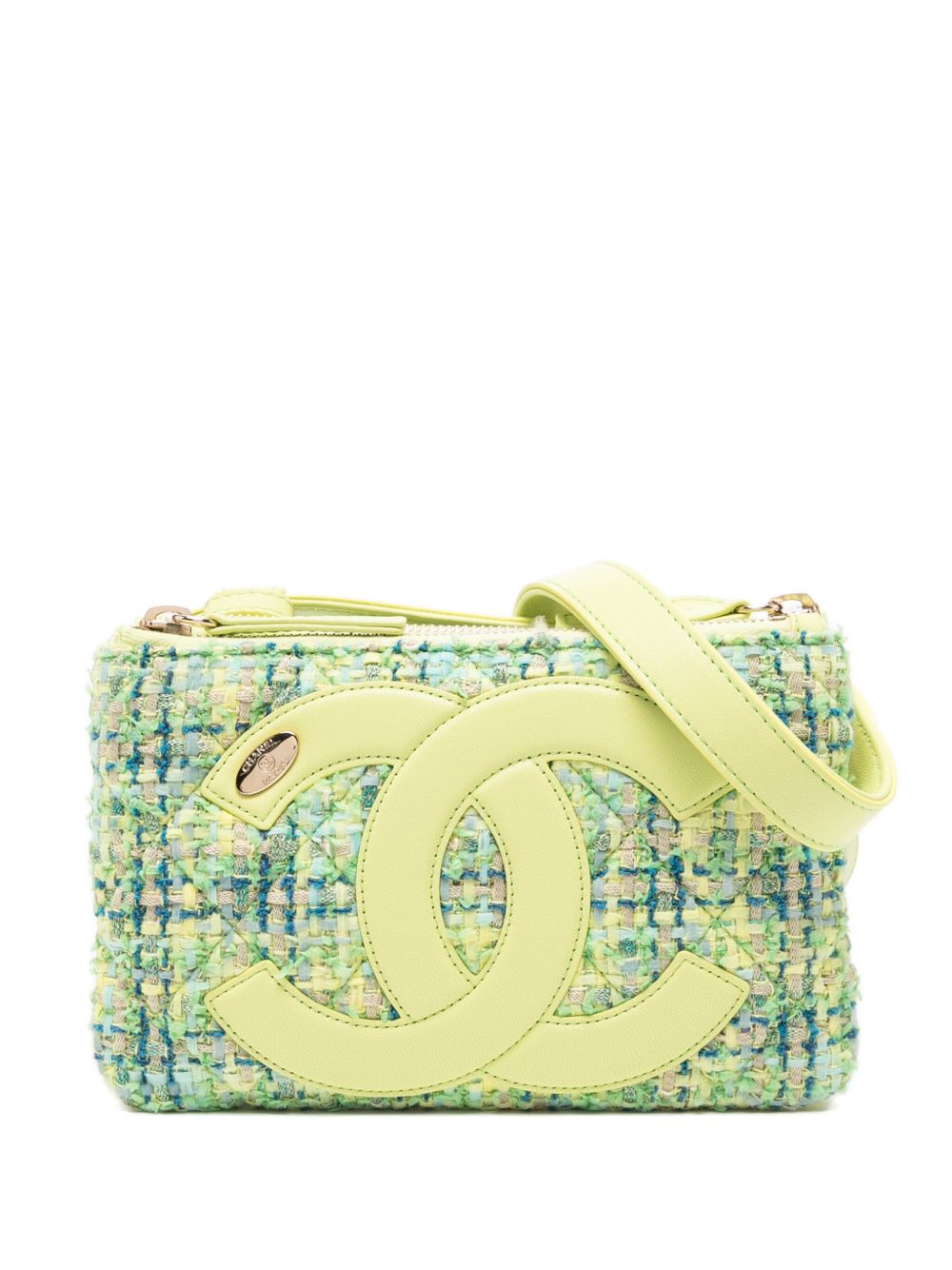 tweed waist belt bag