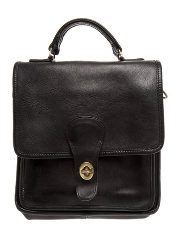 Leather Top Handle Bag