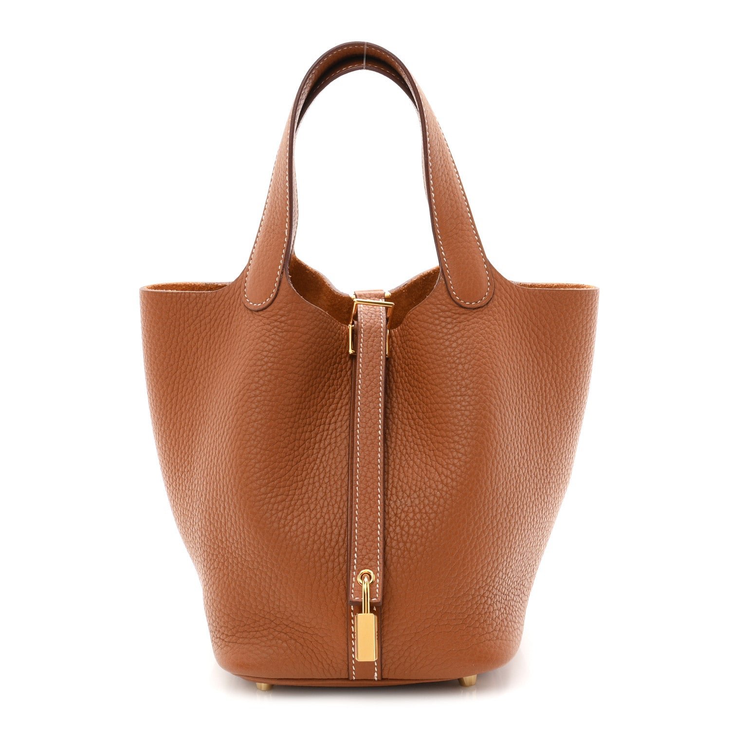Hermes Taurillon Clemence Picotin Lock 18 PM Gold