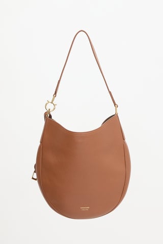 Pebbled Leather Shoulder Bag