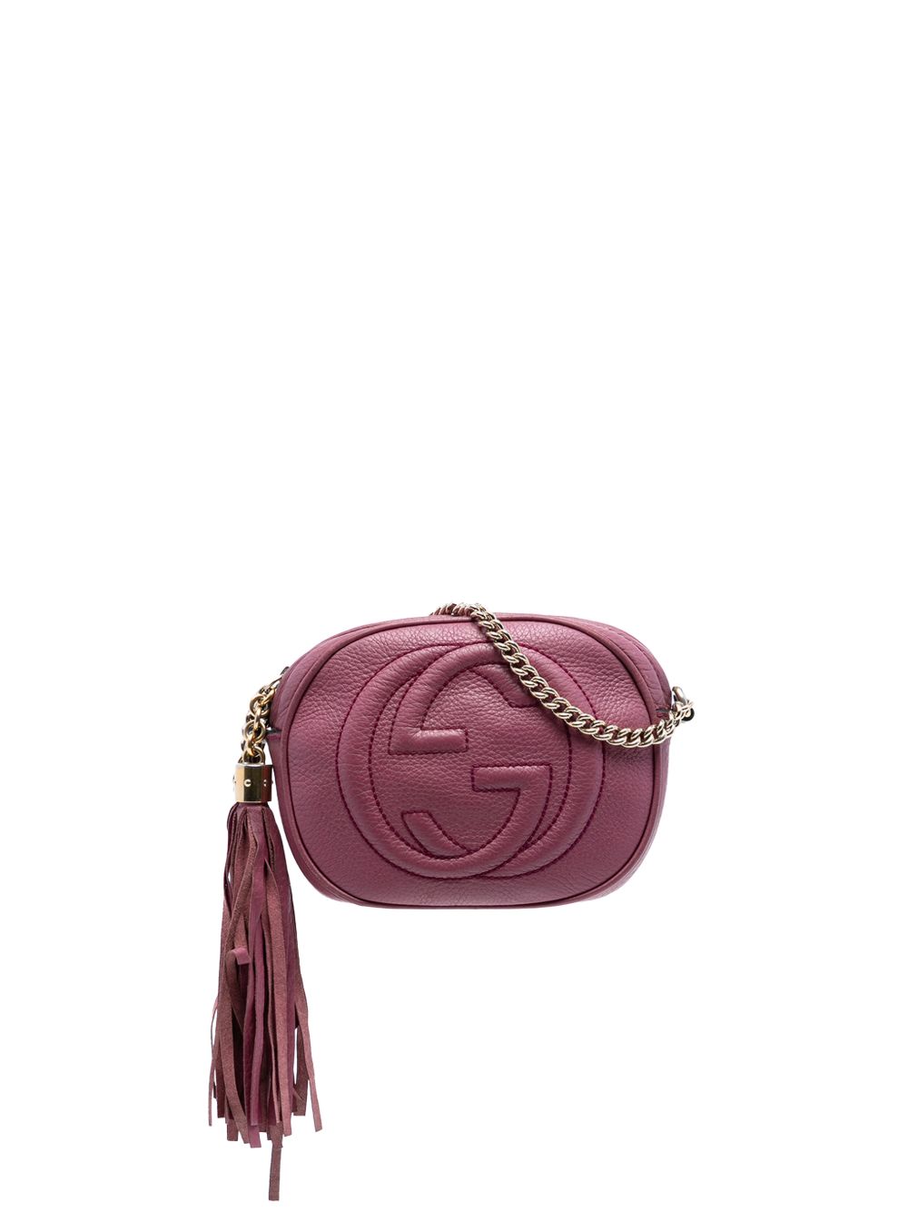 2016-2025 Mini Pebbled Calfskin Soho Chain crossbody bag