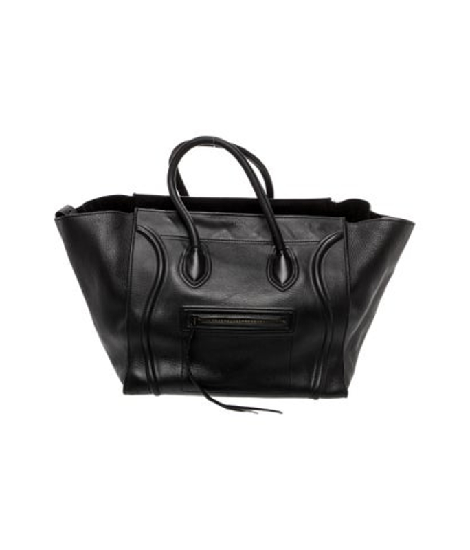 Celine Leather Luggage Phantom Large