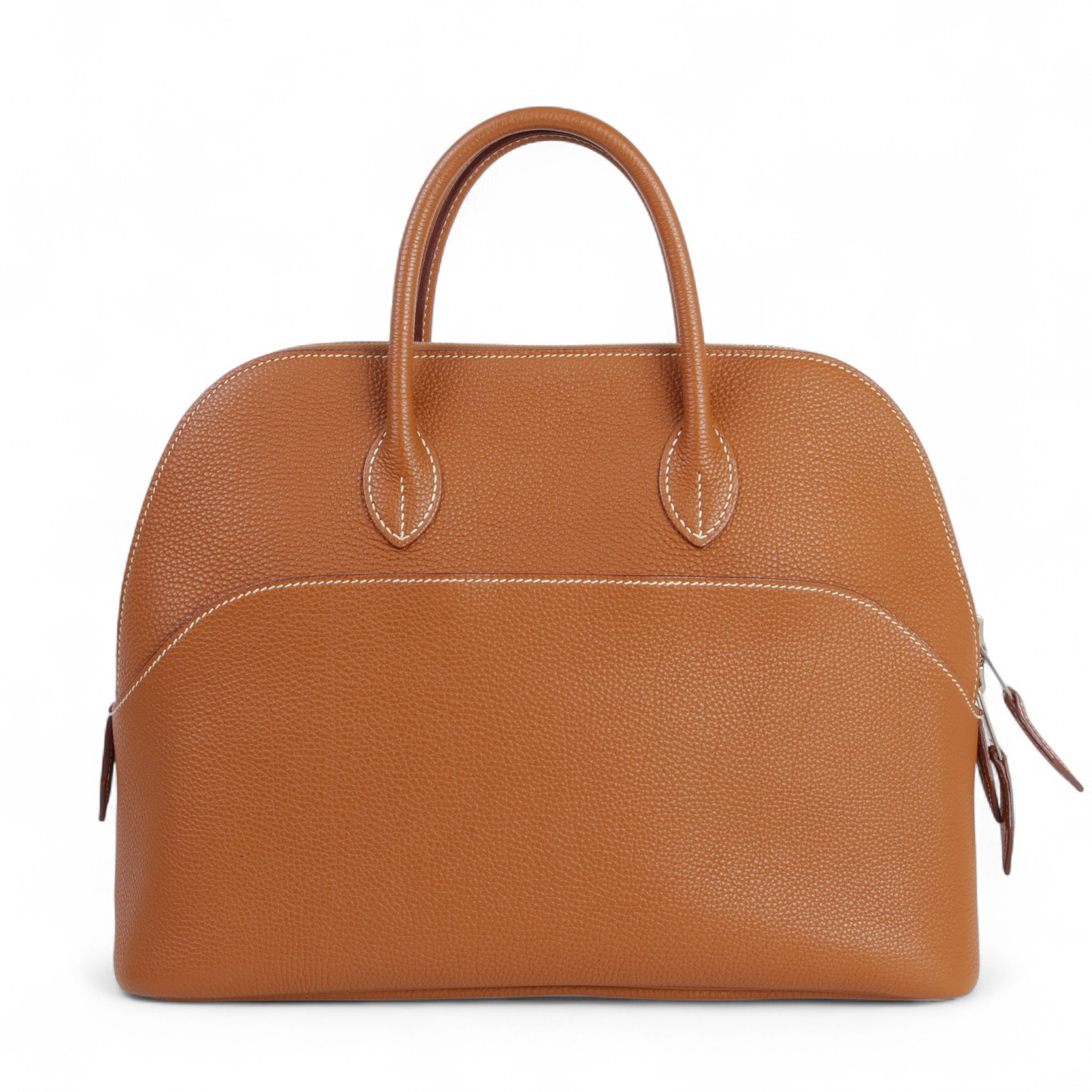 Hermes Very Good ( Rank A) HERMÈS Bolide 1923 - 30 Gold (37) Togo Palladium hardware Square J (2006)