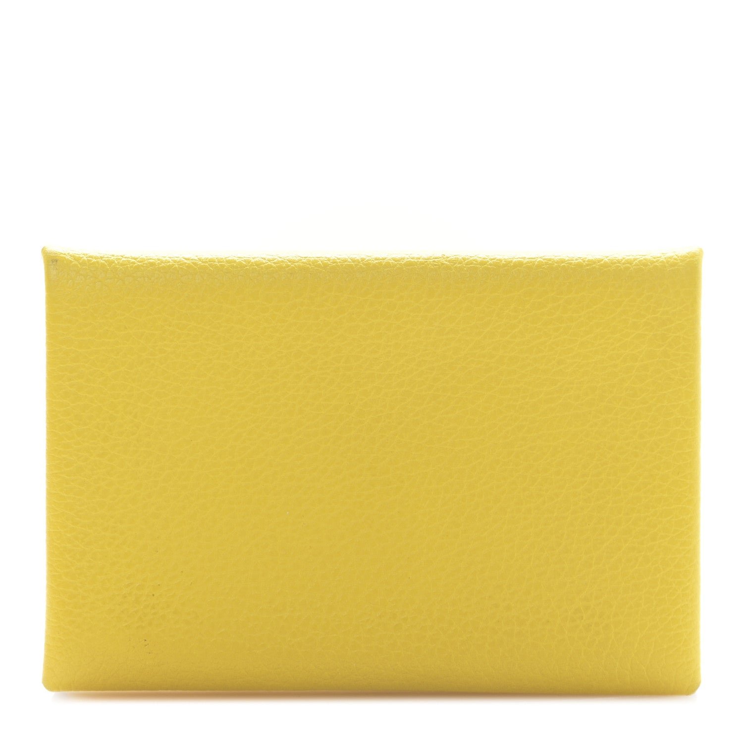 Hermes Chevre Mysore Calvi Card Case Lime