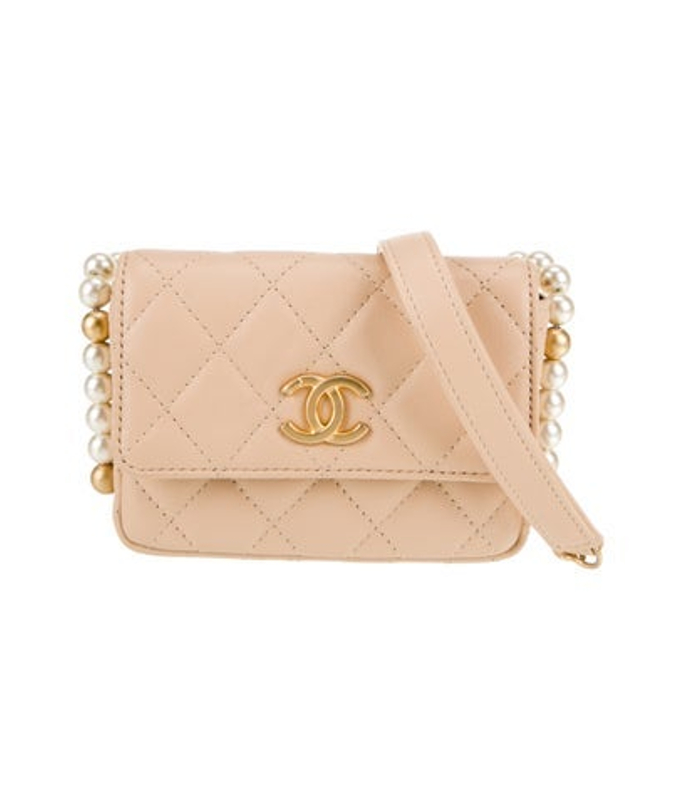 Chanel About Pearls Clutch W Chain