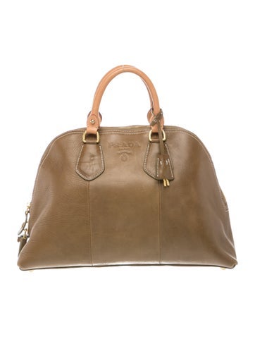 Saffiano Leather Top Handle Bag
