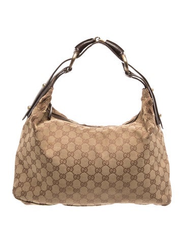 GG Canvas Horsebit Chain