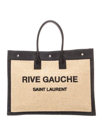 Raffia Rive Gauche Tote