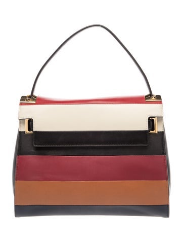 Leather Top Handle Bag
