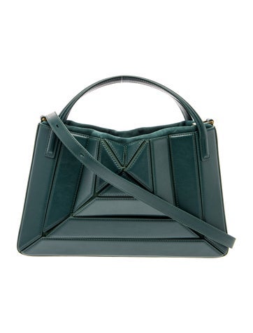 Mlouye Leather Top Handle Bag