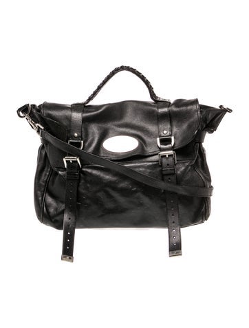 Leather Top Handle Bag