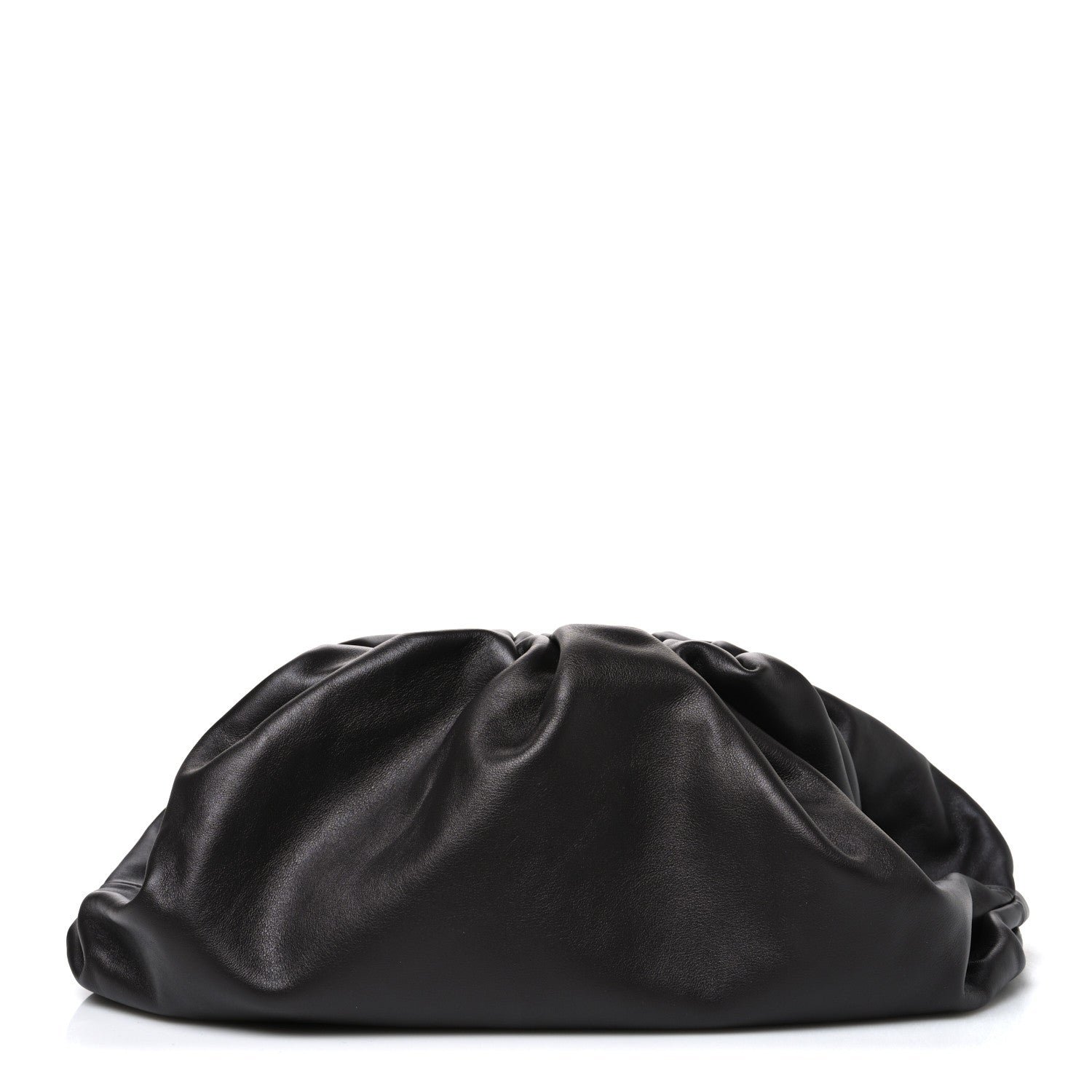 Bottega Veneta Smooth Butter Calf The Pouch Oversized Clutch Fondant