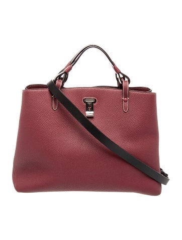 Leather Top Handle Bag